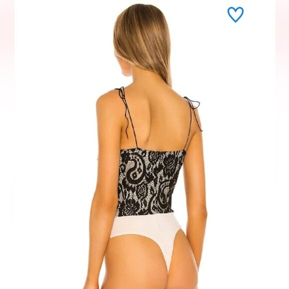Super Down Stasia Lace Bodysuit NWT Size Medium - Picture 3 of 15